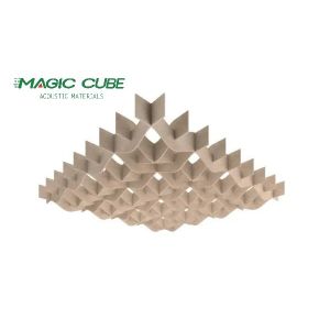 Recycled Polyester Fiber Acoustic Ceiling Tiles for Office and Meeting Rooms PET