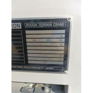 Weichai Engine 2021 Zoomlion ATR850 Off-Road Crane with 3687 Running Time