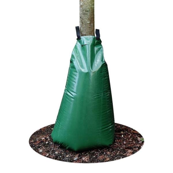 15 Gallon PVC Mesh Slow Release Drip Irrigation Tree Watering Bag for Optimal