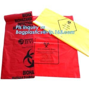 30 Gallon 33" X 40" Red Isolation Infectious Waste Bag / Biohazard Bag High