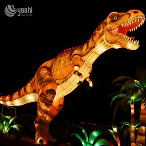 Waterproof Dinosaur Lanterns for Outdoor Decoration, Dinosaur Sculptures for