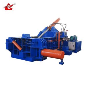 China Compact Durable Scrap Metal Compactor Machine Steel Construction Omron Japan PLC on sale