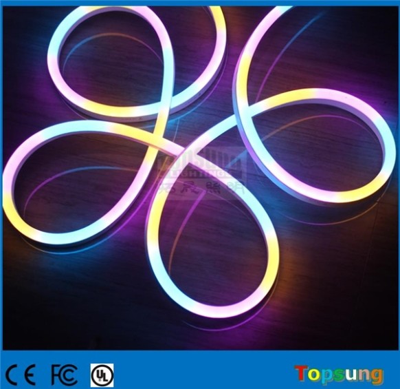 Quality 50m Roll led neon strip flexible light 24v rgb digital wholesale