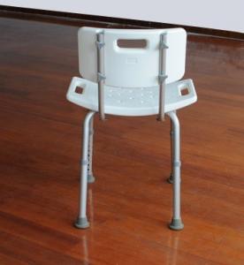 Cheap Heavy Duty Portable Folding Shower Chairs For Disabled With Removable Backrest for sale