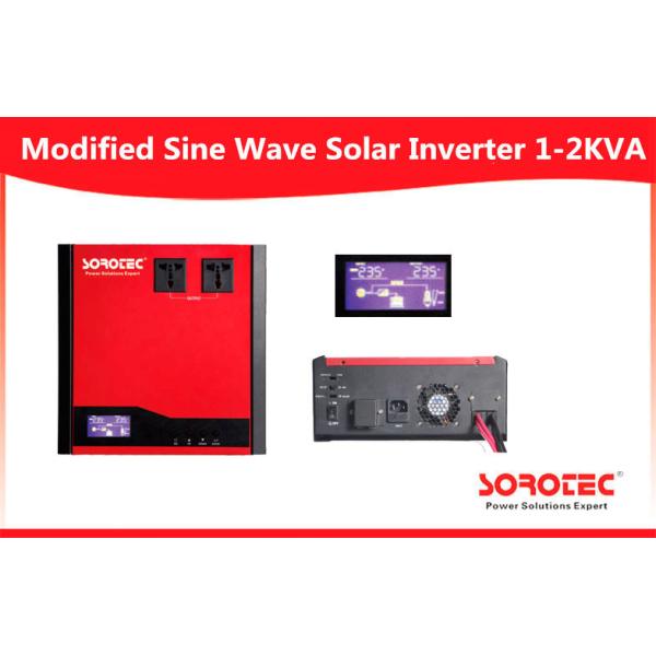 Red Color Grid Tie Power Inverter / 0.7 PF Solar Energy Inverter with PWM