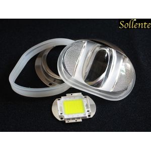 High Power Outdoor LED Module Street Light With 150W Multi Glass LEDs LENS