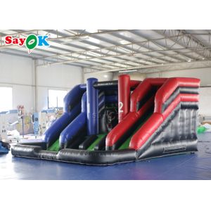 Inflable Dry Slide PVC Tarpaulin Giant 4*4m Inflatable Bouncer Slide With Blower