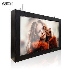 Ip65 Waterproof Outdoor Digital Signage CMS WIFI 2000cd/m2 Advertising