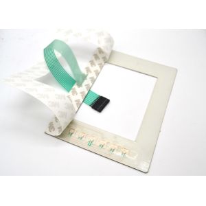 Embossed Tactile Membrane Switch Keypad With 3M55230 Back Adhesive