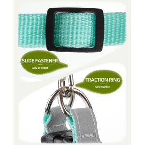 New dog leash small and medium-sized dog chest harness cartoon dinosaur dog