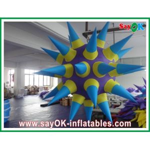 Diameter 2m Inflatable Light Decoration For Party Multiple Colours