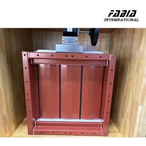 Worm Gear Drive Rectangular Multi-Blade Damper Precise Flow Control For