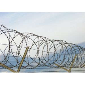 BTO 22 Concertina Razor Fence Wire 10 - 65mm Bard Length For Residences Fencing