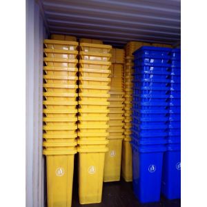 Cheapest 240L Rubbish Bin Garbage Bin Waste Kitchen Trash Can Bulk Rolling Cover