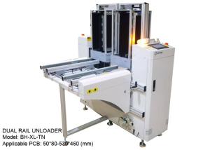 China Dual Rail PCB Magazine Unloader 300VA PCB Loader And Unloader For XL-Size PCBs on sale