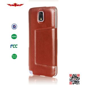 New Arrival High Quality Italian PU Glaze Leather Cover Case For Samsung Note3
