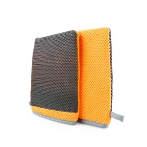 Effective Cleaning Orange Car Clay Mitt For Car Washing And Detailing S M L XL