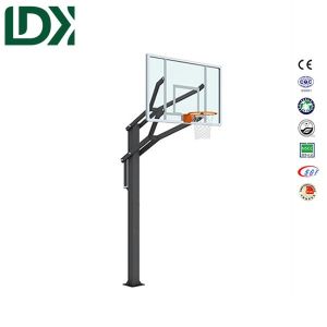 Height Adjustable Free Standing In-Ground Basketball Stand Buried Funds For Sale