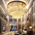 Luxury Crystal Lounge ceiling lights for Indroom home project Lighting Fixtures