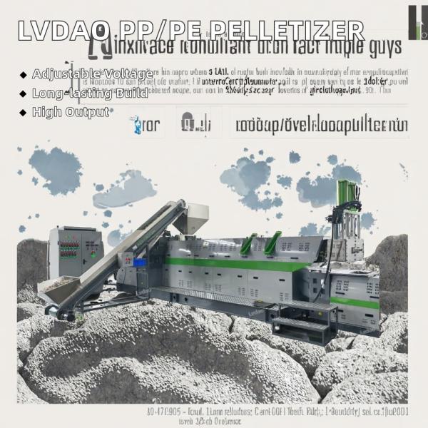 PET PE PP Recycling Plastic Pellet Pelletizing Pelletizer Granules Making