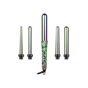 Instant Heat Up Interchangeable Hair Curler Titanium Tourmaline Barrels