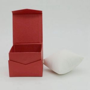 Custom Luxury Colorful Rigiding Magnetic Ring Jewelry Box With Your Own Logo For