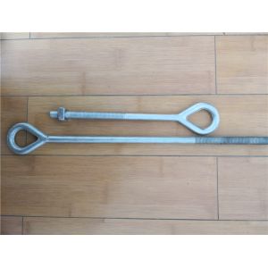 Thimble Eye Earth Ground Anchor Q235 Material For Electric Power Hardware