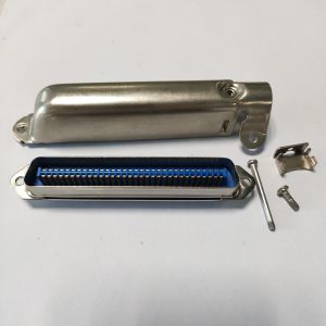 Solder Champ Male 64 Pin Centronics Connector 32pairs plug with L shape metal