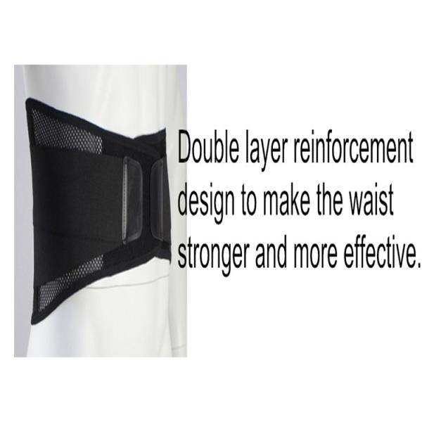 Breathable Mesh Waist Support Belt Reinforing Belt Steel Plate Comfortable To Wear