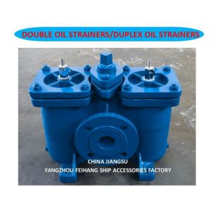 1"-Dn25 Double Oil Strainers Model AS16050 Cb/T425 Body Cast Iron Filter