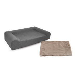 Non Slip Bottom And Egg Crate Foam Washable Dog Bed For Large Dogs