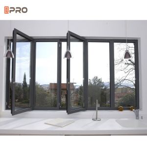 Large Format Black And White Sliding Windows For Expansive Views