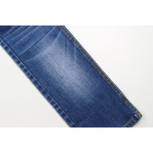 Wholesale 10.5 oz Crosshatch Slub Stretch Denim Fabric For Jeans
