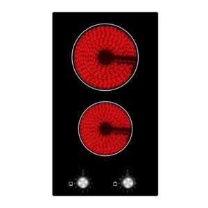 CE Scratch Resistant Classy Cook 2 Burner Ceramic Cooktop