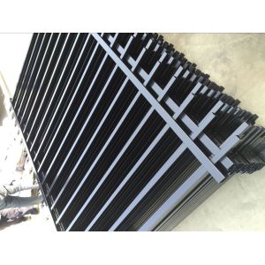 2400mm width Crimped spear metal garrison fence supplier