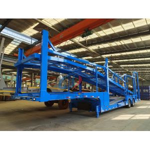 2 Axle Car Carrier Semi Trailer with 245/70R19.5 Tires and 4-21 Units Cars