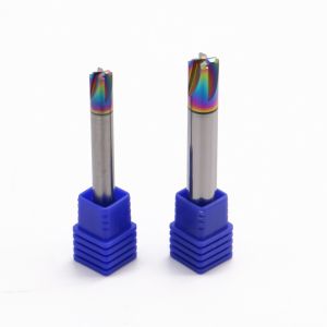 Cheap 2F-4F Carbide End Milling Cutters With Customized Helix Angle DLC Coating For Alu for sale