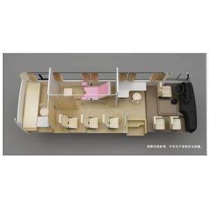 Medical Diesel Cancer Screening Bus Multipurpose For Patient Monitoring