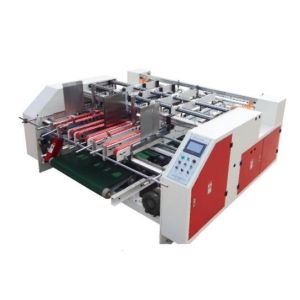 10kw Automatic Carton Folding Gluing Machine For Max Thickness 7mm