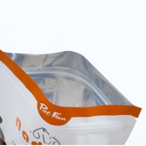 Digital Printing 1lb Reasealable Stand Up Mylar Bags For Cat Dog Food