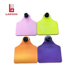 Cheap 75mm Iso9001 Basf Tpu 860mhz Uhf Two Piece Tamperproof Animal Tag For Cattle Cow Sheep Farm for sale
