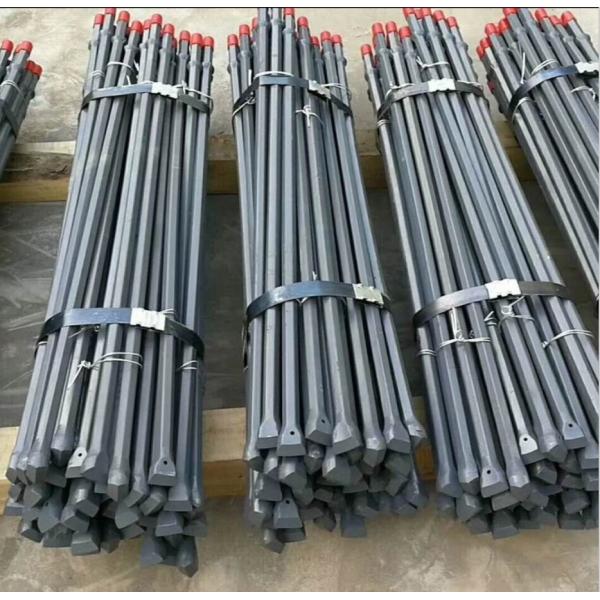 High Strength Alloy Steel Integral Drill Rod For Small Hole Rock Drilling H19