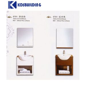 Design Solid Wooden Bathroom Vanity Cabinet