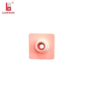 Laipson New Pink Basf Tpu 30mm Square Sheep Goat Pig Cow Metal Ear Tag For Farm