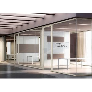 Aluminum partition wall system office partition features a removable aluminium frame providing flexibility and elegance