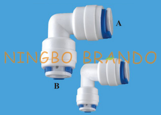 Quality 1/4'' Elbow Push In Connect RO Quick Fittings For Water Filter wholesale
