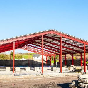 Greenhouse Structure Galvanized Steel Structure Buildings Villa with Tolerance