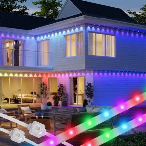 China 1.5W IP67 RGBW Outdoor And Indoor Intelligent Christmas Track Lights Wifi Smart Phone Led Eaves Lights on sale