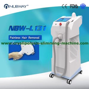 China Newest 2 years warranty professional stand powerful 808nm laser hair removal machine on sale