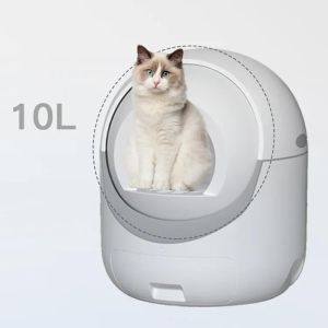 Large Capacity Smart Cat Litter Box Automatic Control Customizable Multiple